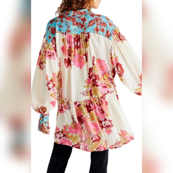 NWT Free People Brunch A Bunch Tunic - Picture 2 of 3